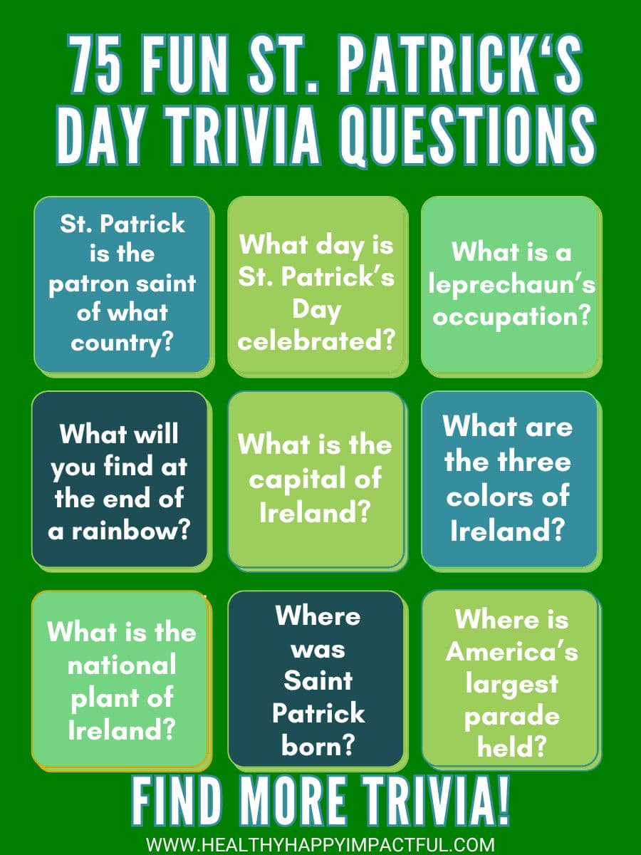 How to host a St. Patrick's Day trivia night; team names