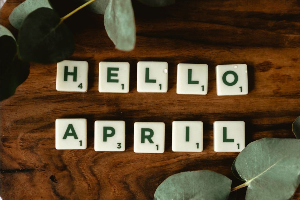 month hello sign