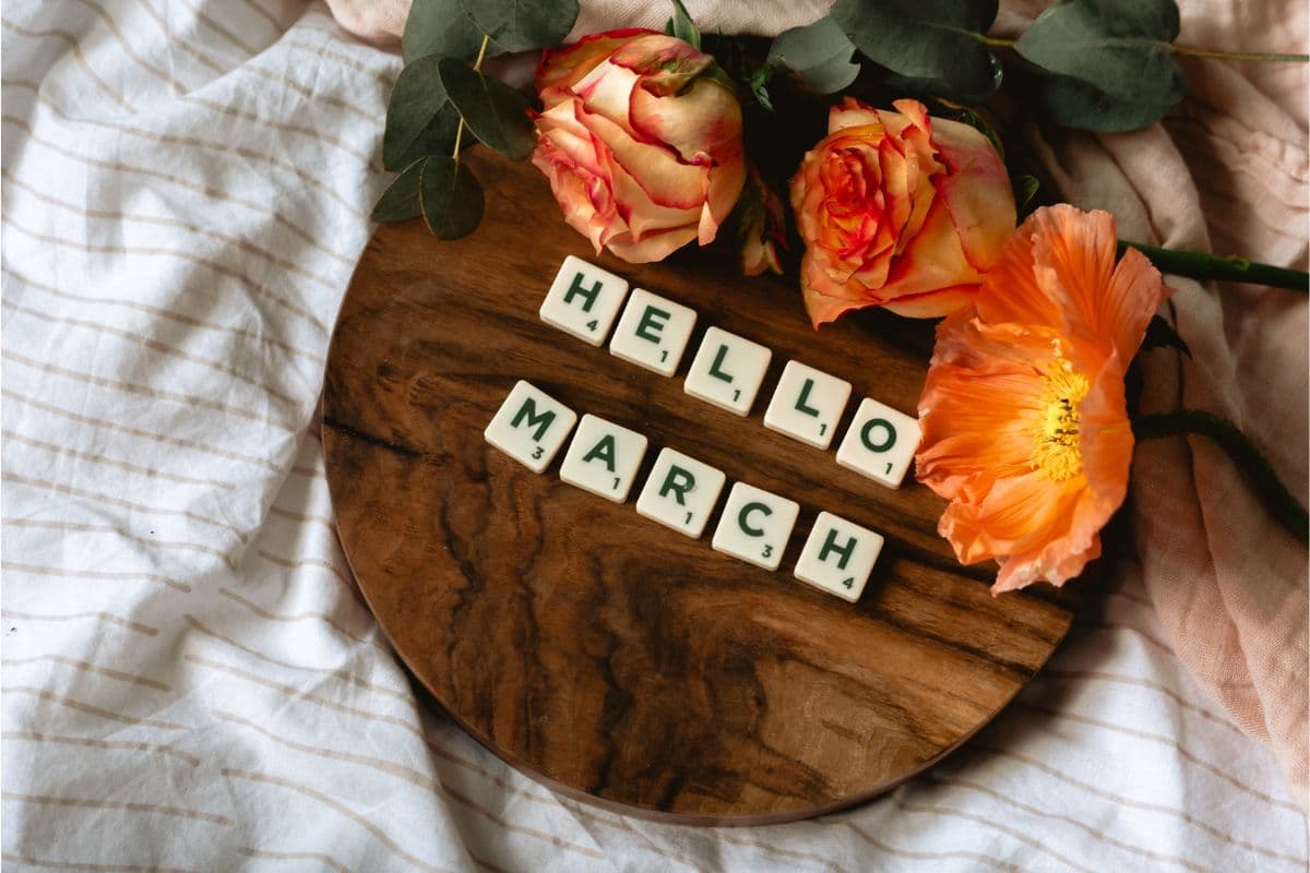 Hello March letters