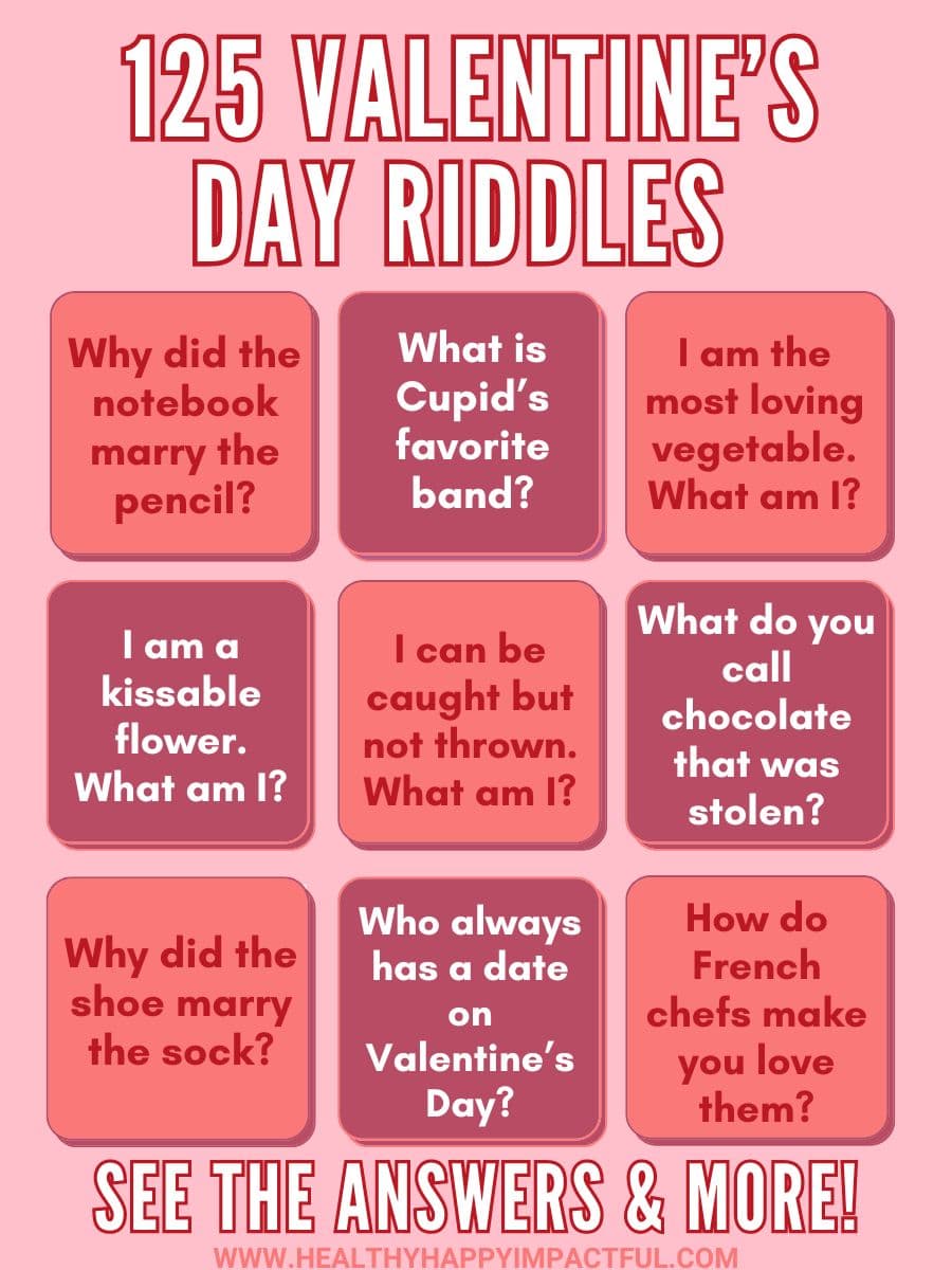 February and Valentine's Day riddles and jokes for kids and adults