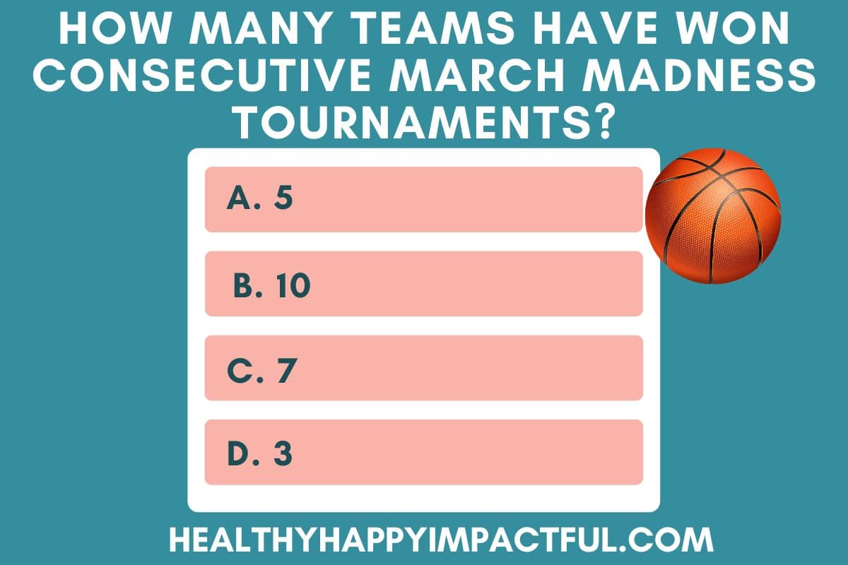 easy March Madness trivia multiple choice questions quiz