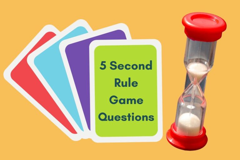 5 Second Rule Game: 200 Fun Questions for Kids and Adults