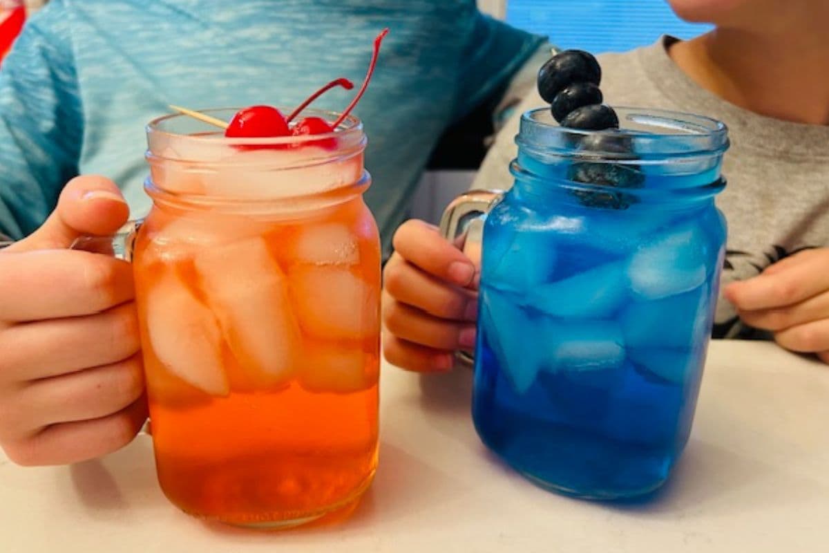 Family night club drinks example