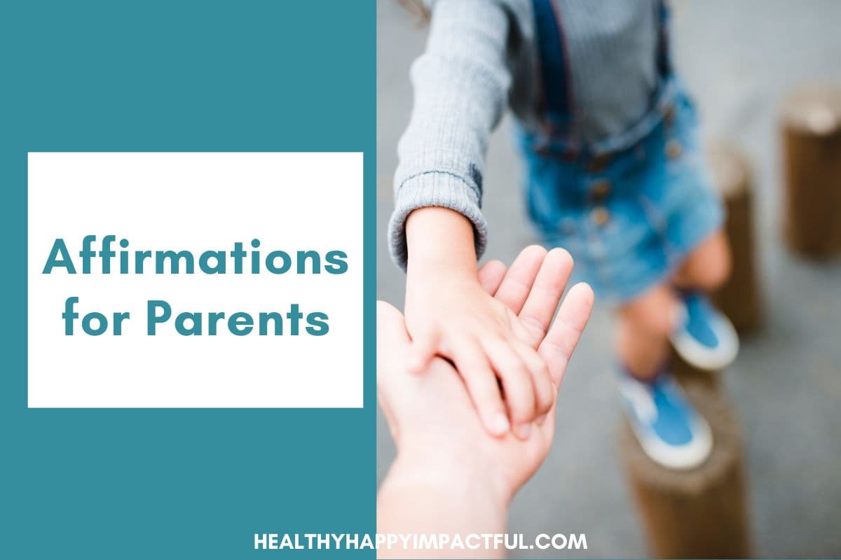 hand holding; affirmations for parents; gratitude; happy family