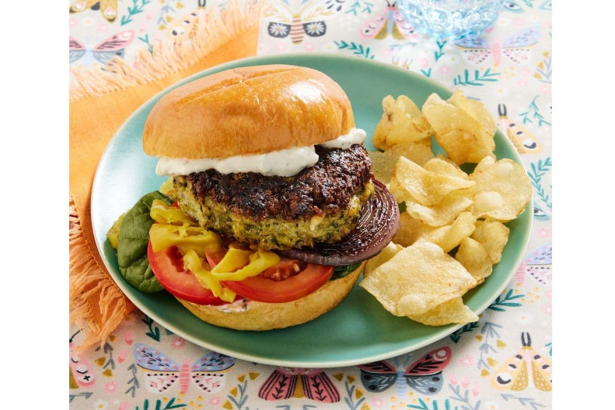 spinach and feta chicken burgers