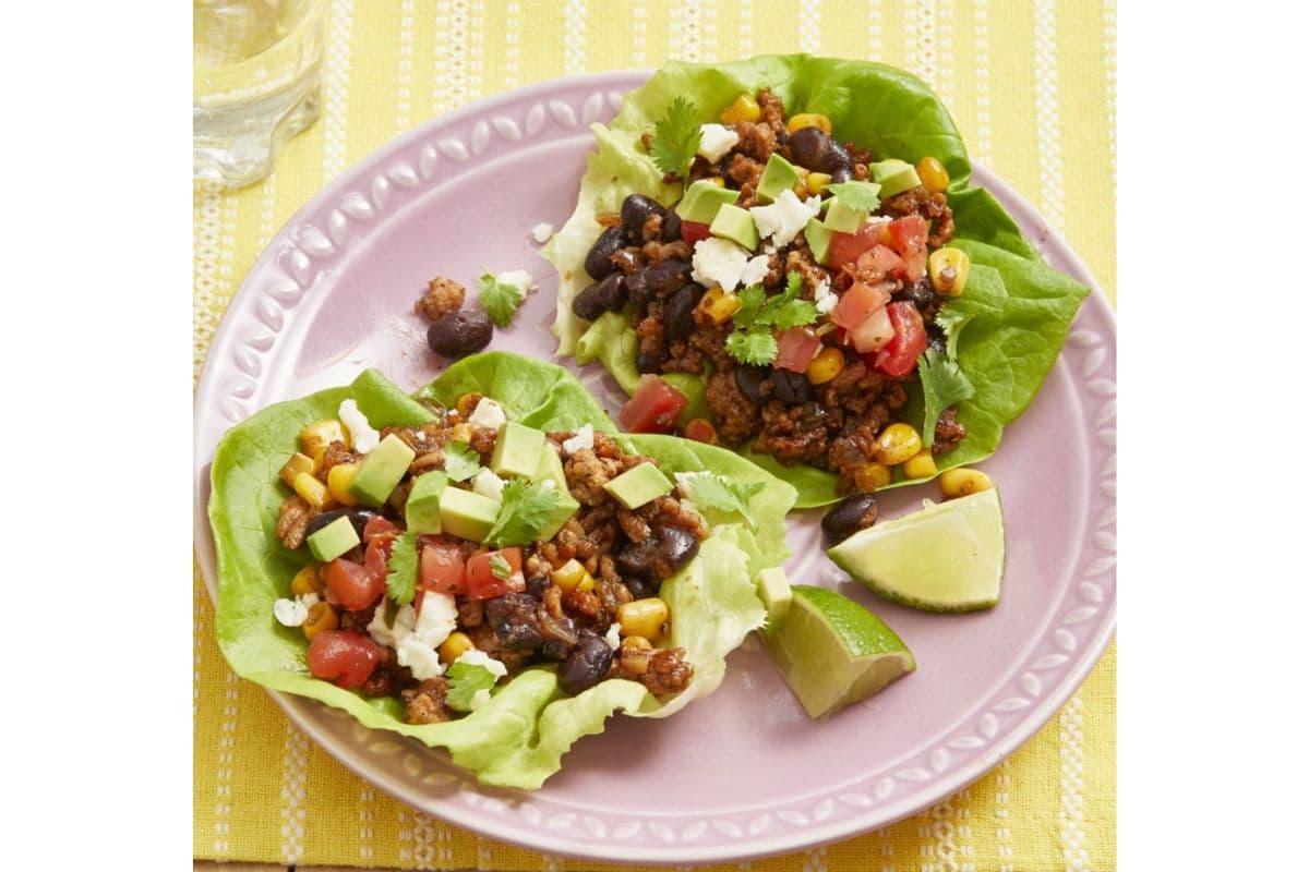 turkey taco lettuce wraps recipe