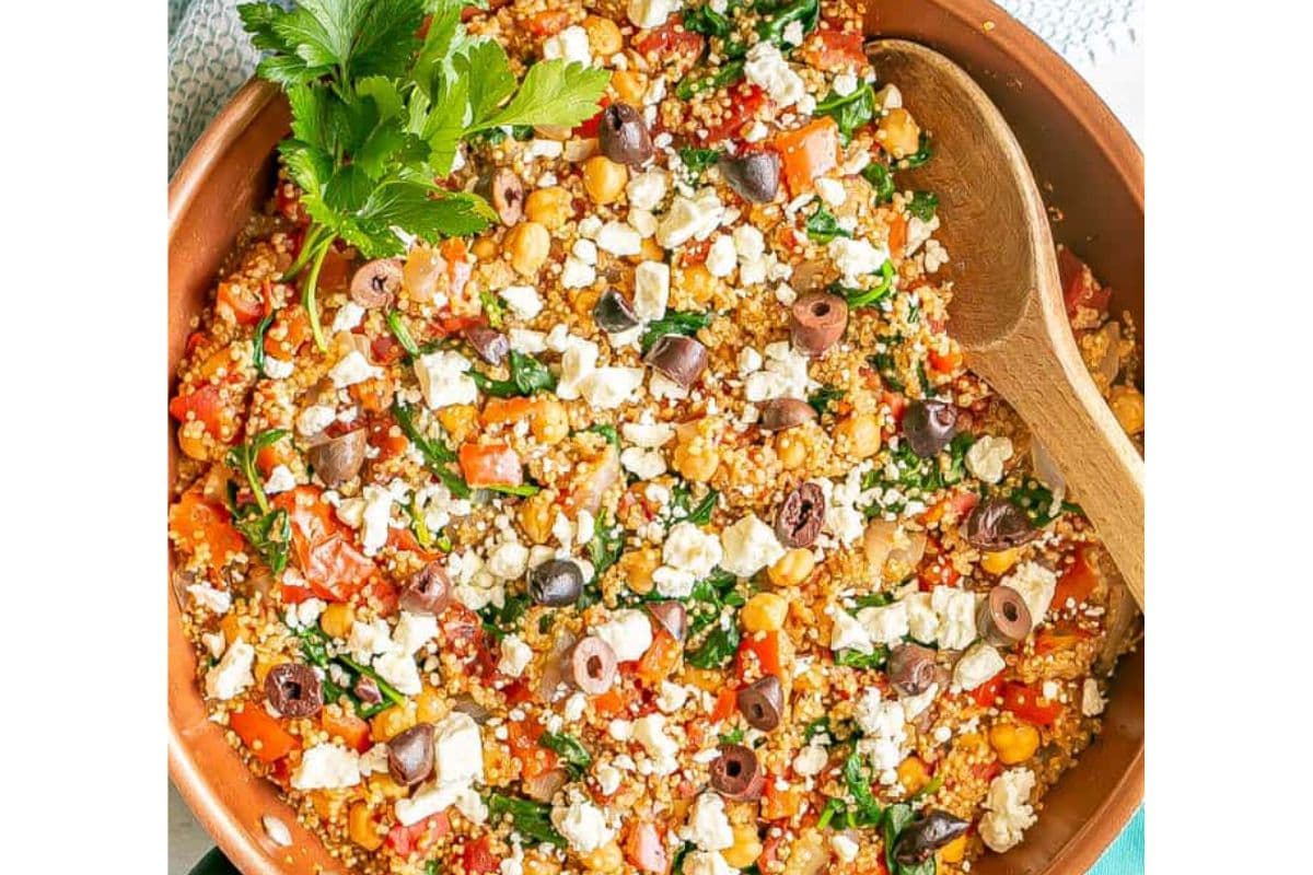 mediterranean one pot skillet