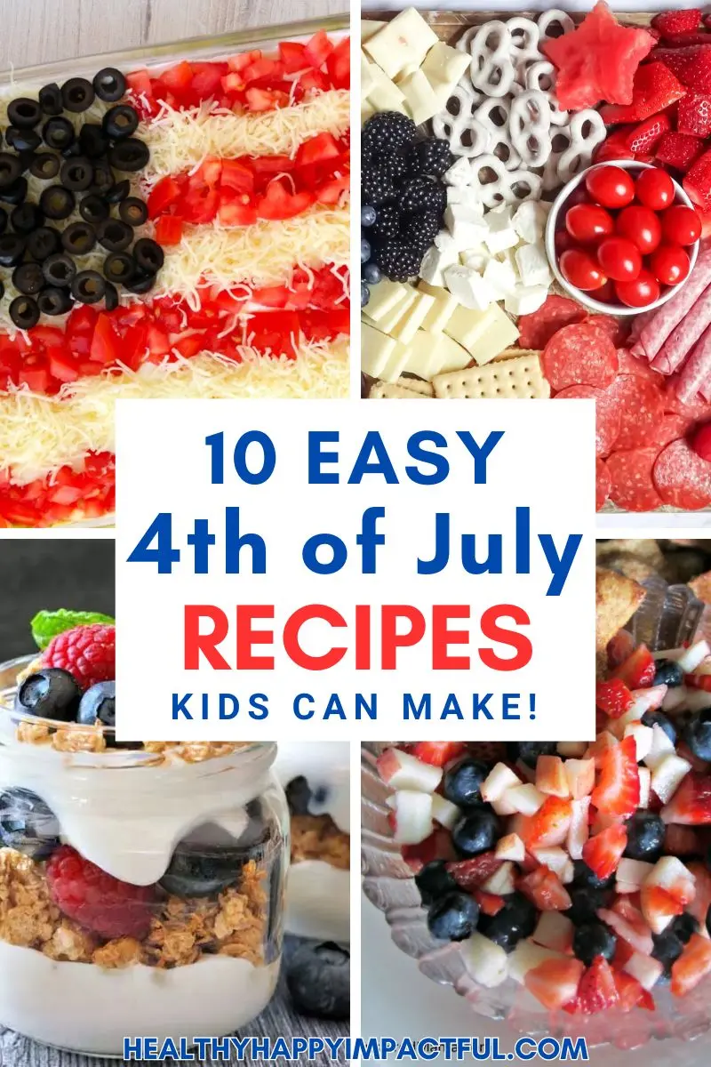 4th of July kids food recipes to make and eat