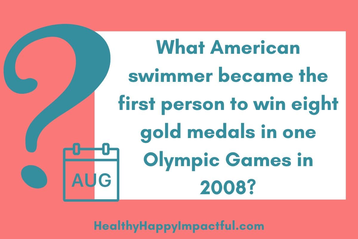 August pop culture trivia questions and answers