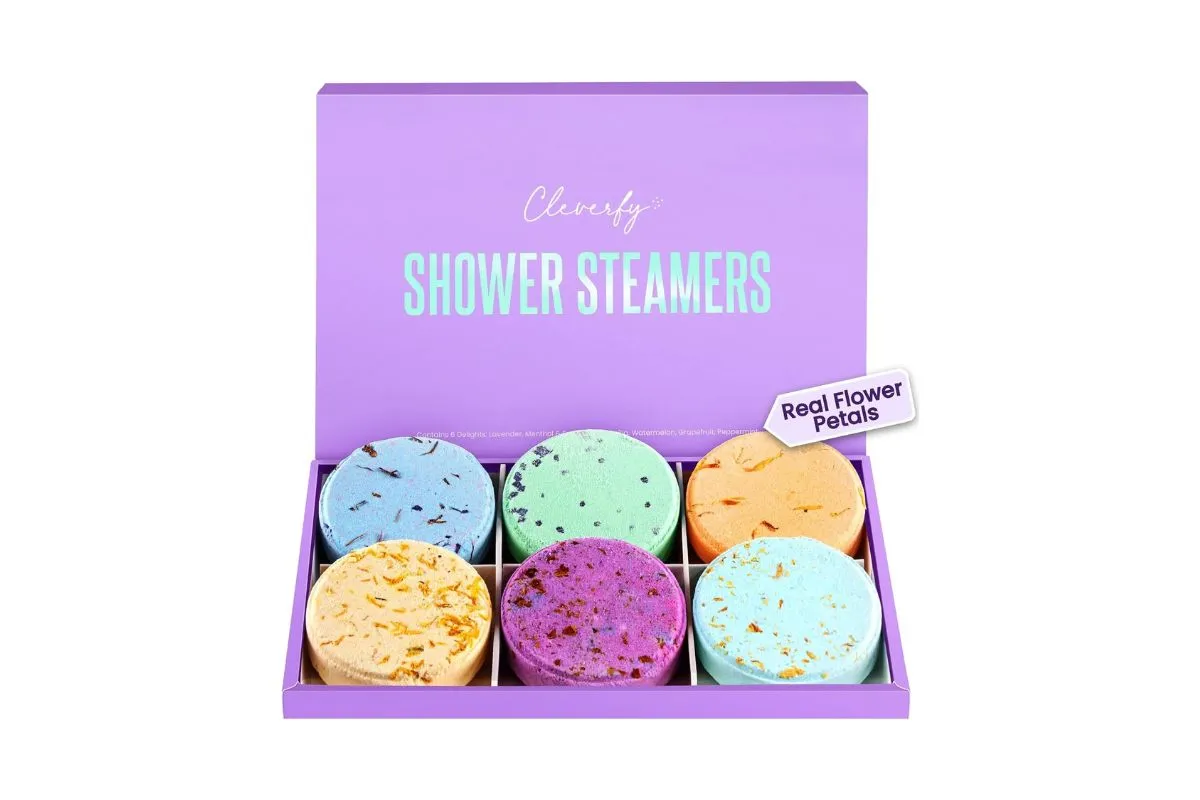 Shower steamers: wellness gift ideas for moms on Mother's Day