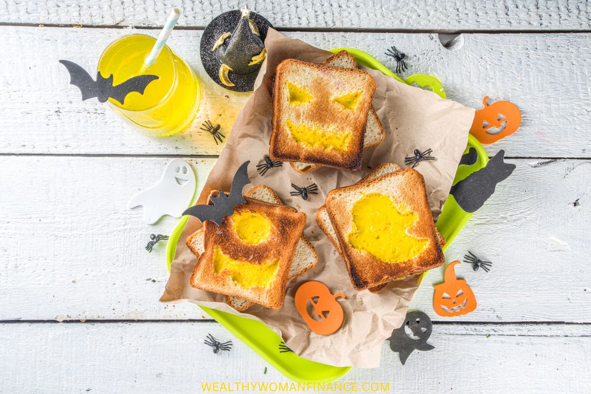 grilled cheese ghosts