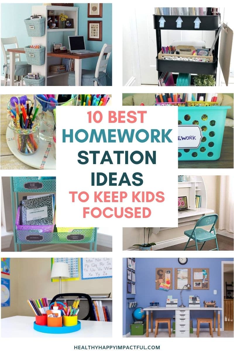 most helpful homework station ideas for kids