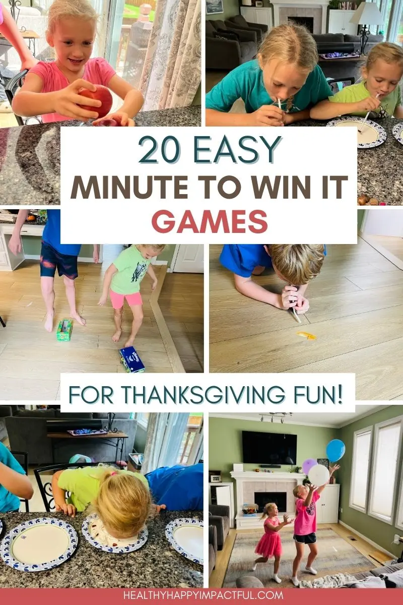 Thanksgiving minute to win it pin of fall games for kids and adults