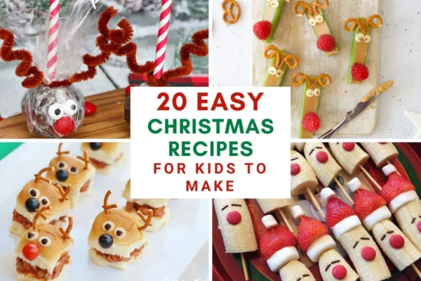 easy christmas recipes for kids; food ideas; healthy; simple