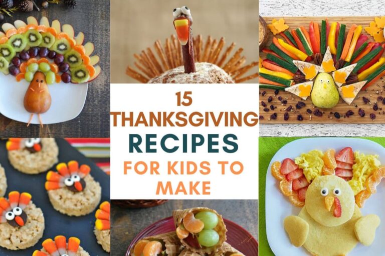 15 Easy Thanksgiving Recipes For Kids to Make & Gobble Up! - Healthy