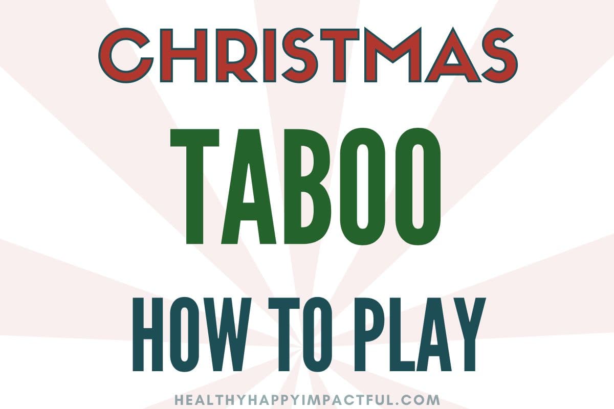 how to play taboo
