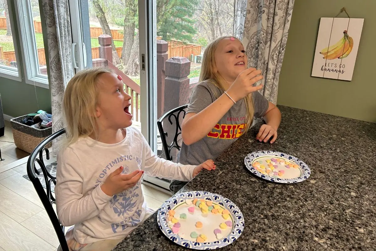 Valentine's day minute to win it games for home, school, church, let's face it, candy heart games, winter games