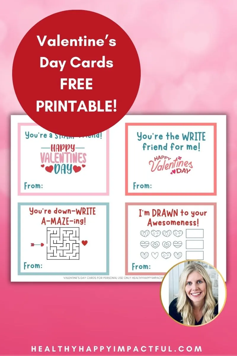 Valentine's Day cards; personalized; funny; diy; free; ideas; simple; pdf