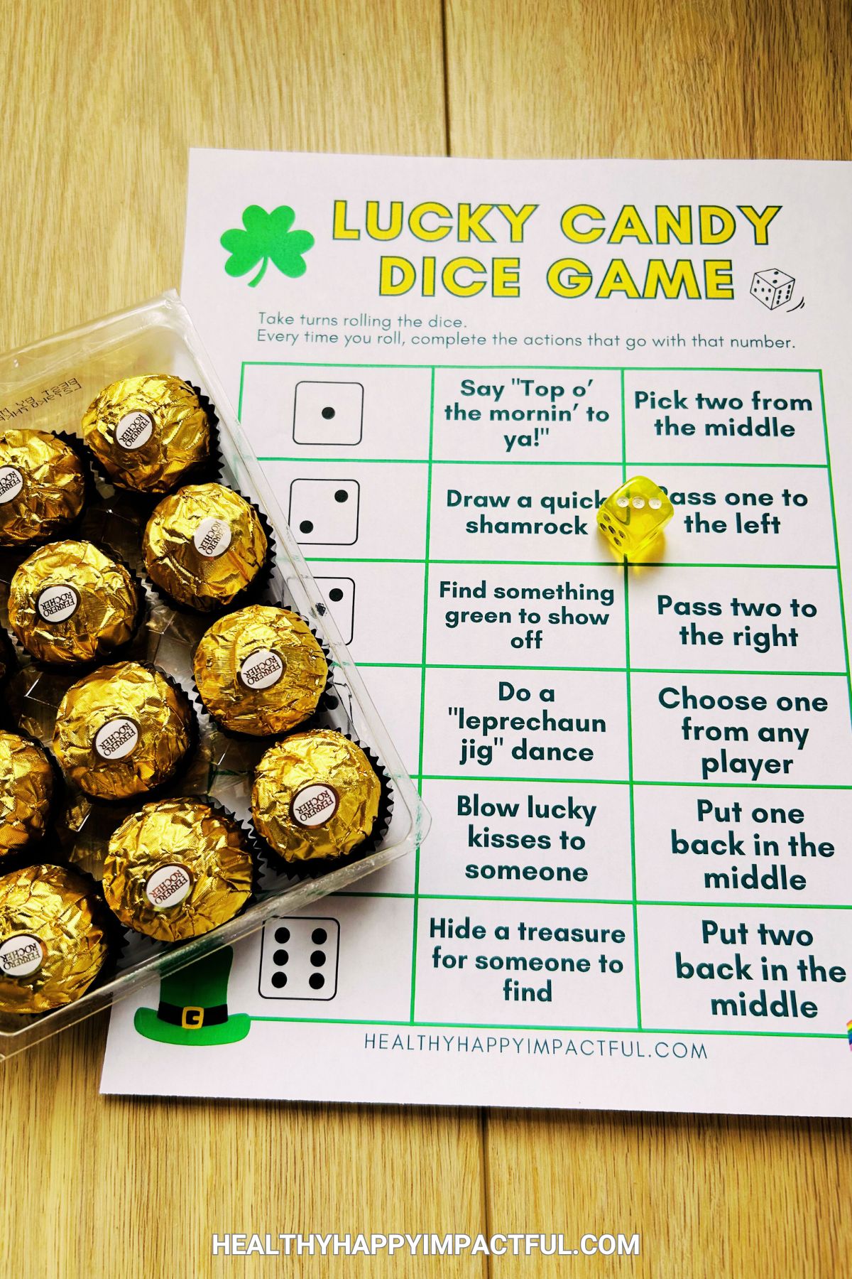 st patrick's day lucky dice game