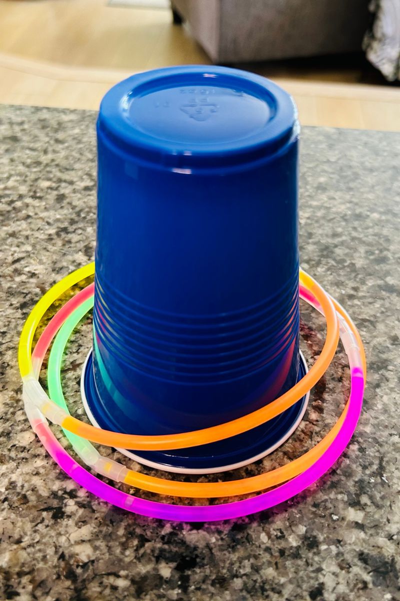 Firecracker ring toss party games for 4th of July, cookout