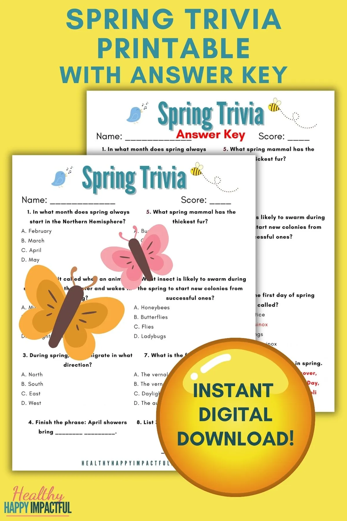 spring trivia