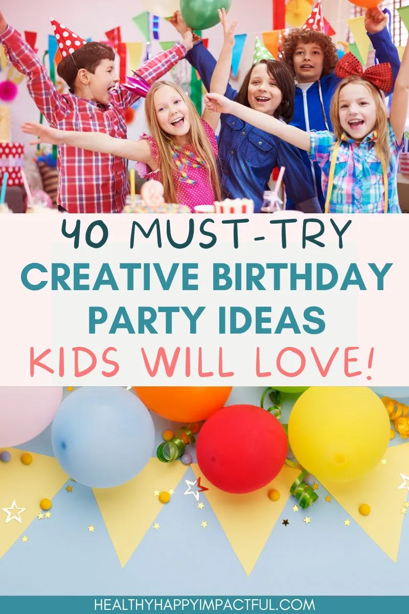 birthday party ideas for kids at home; backyard