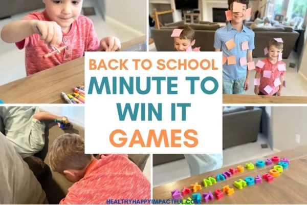 back to school minute to win it games for kids and classrooms, teachers, students