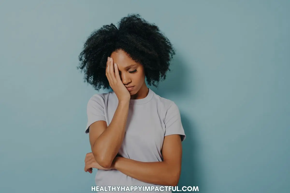 woman exhausted