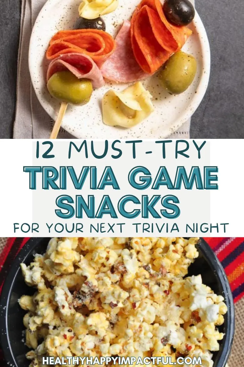 snacks for trivia game night for kids and adults