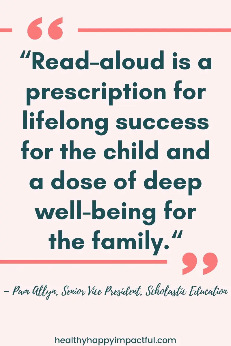 read aloud and lifelong success, after dinner daily rituals