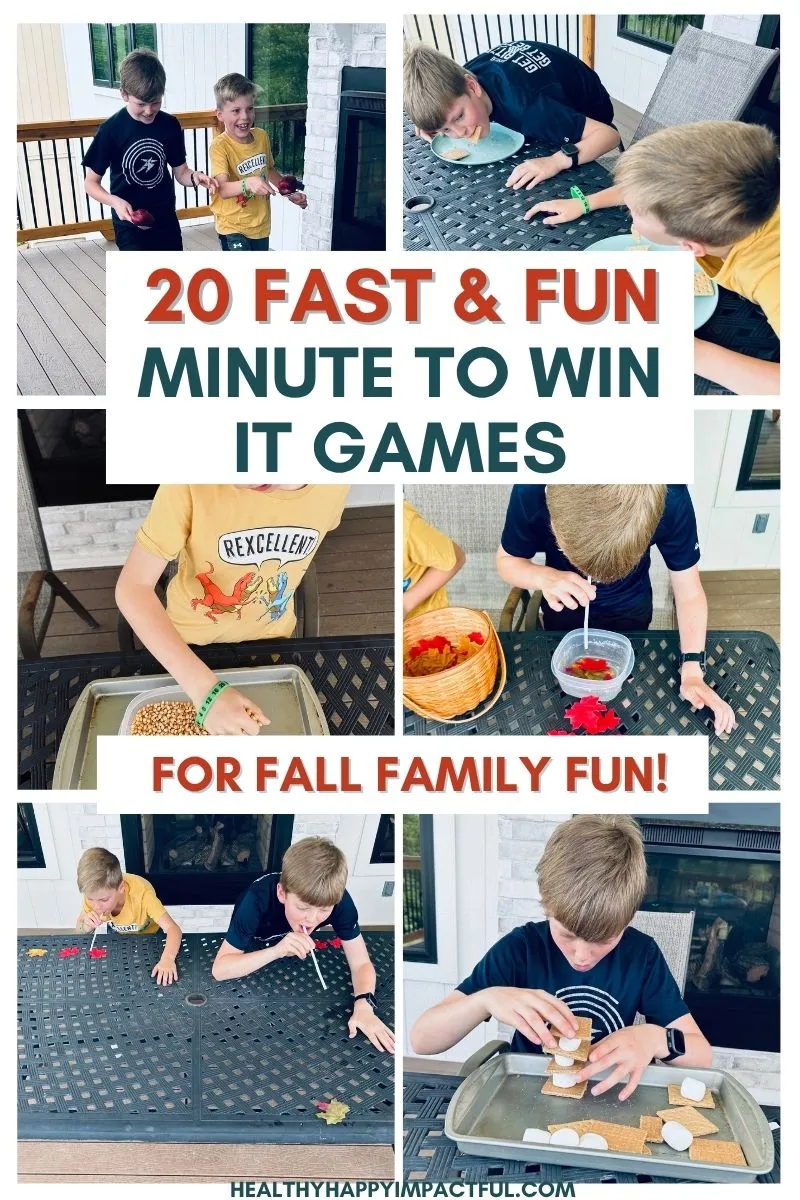 fun fall minute to win it games for family