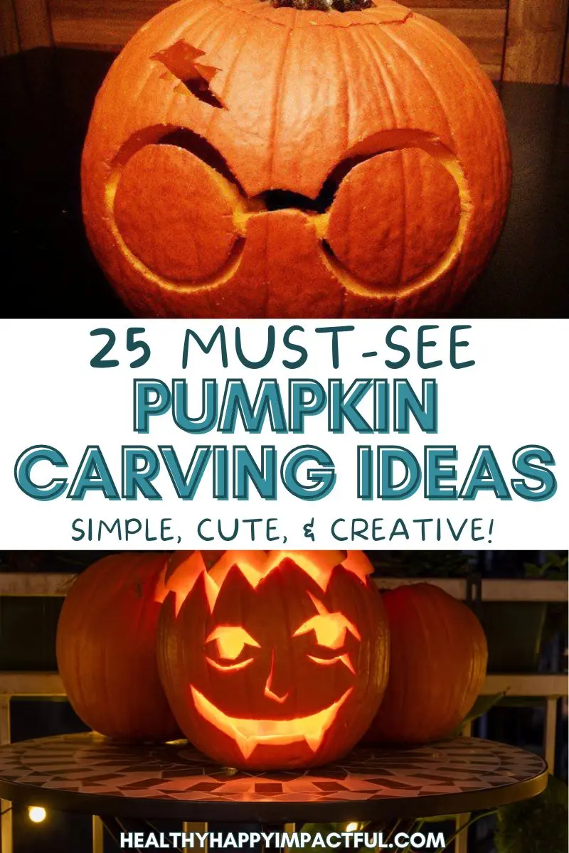 easy cool pumpkin carving ideas, funny, scary, spooky