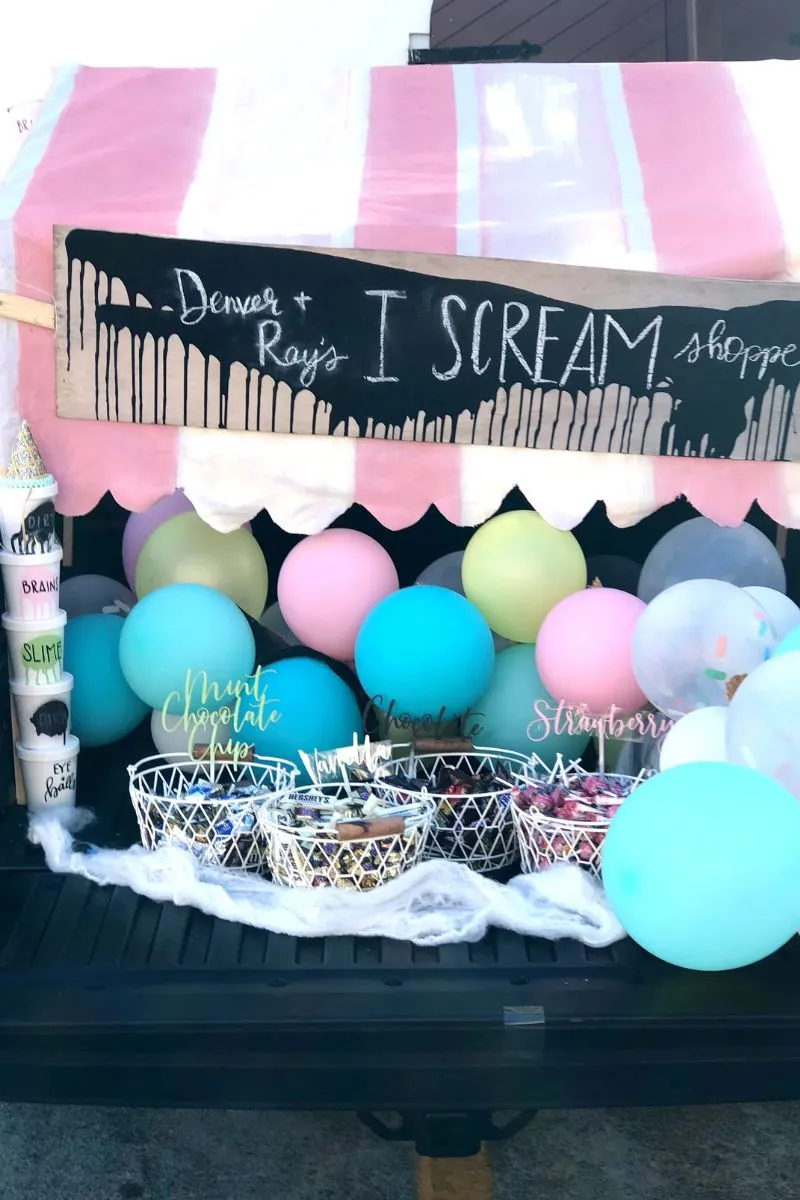 I scream shop trunk or treat