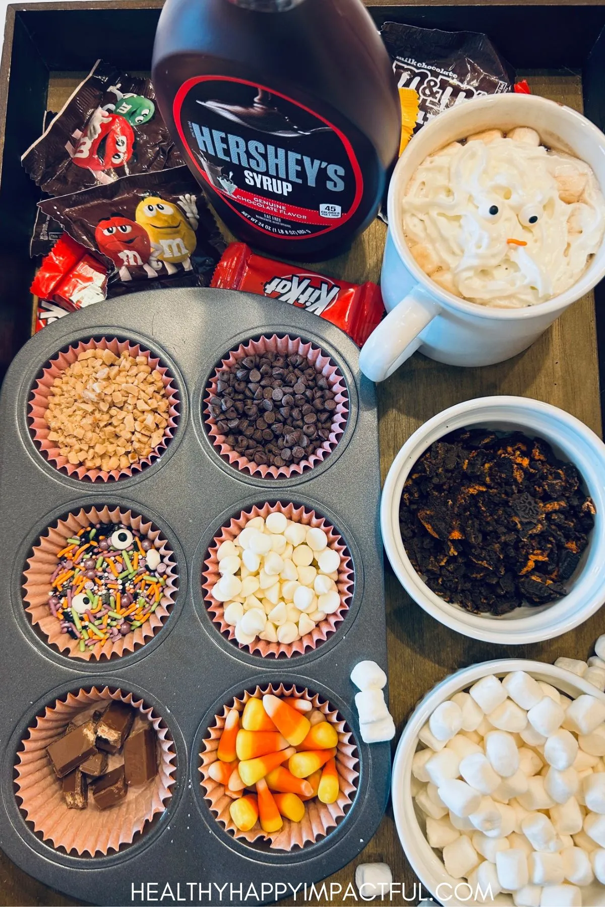 Halloween hot chocolate bar