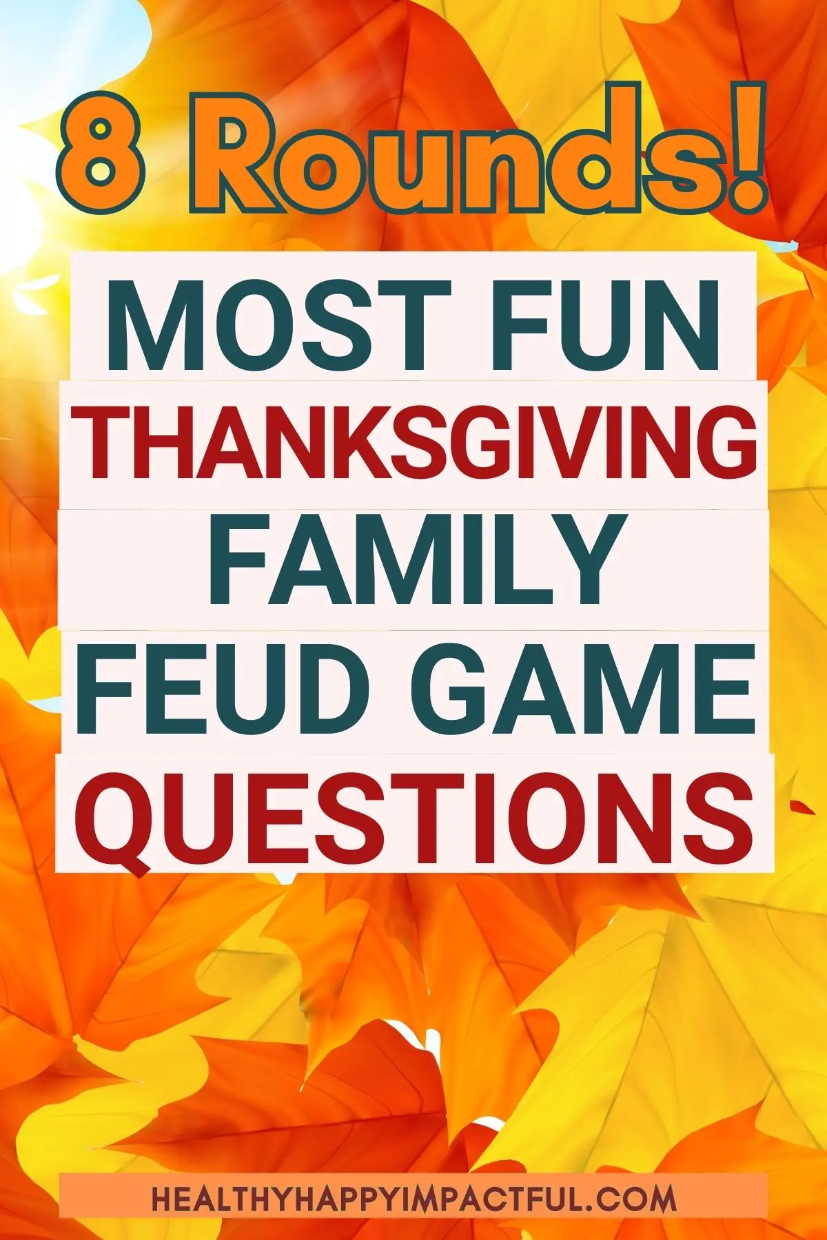 family feud for Thanksgiving, kid-friendly questions, games to play
