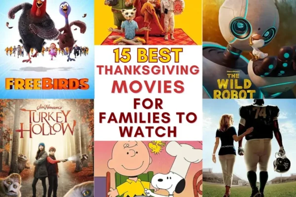 fall Thanksgiving family movies for kids and teens to watch together