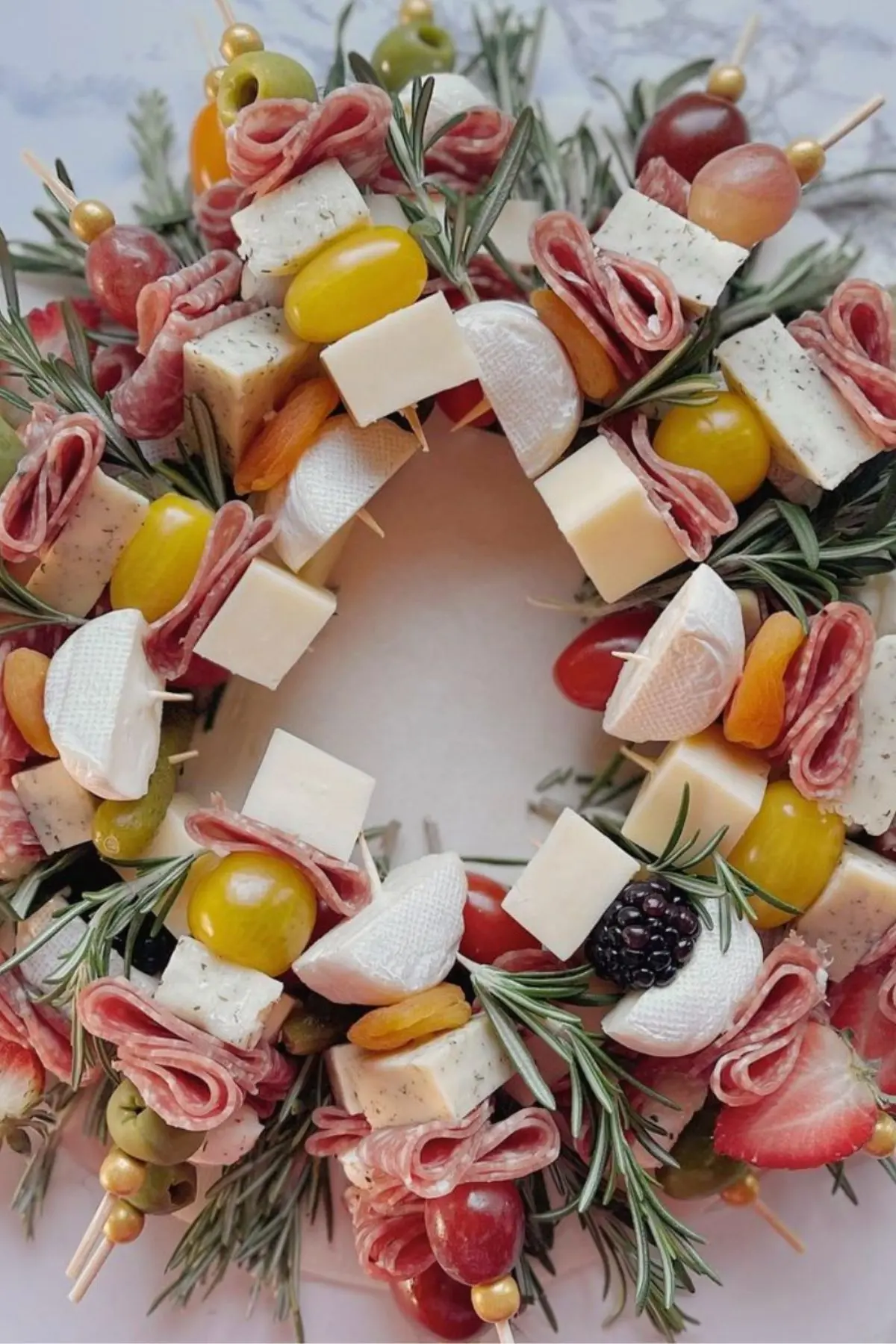 holiday wreath skewers