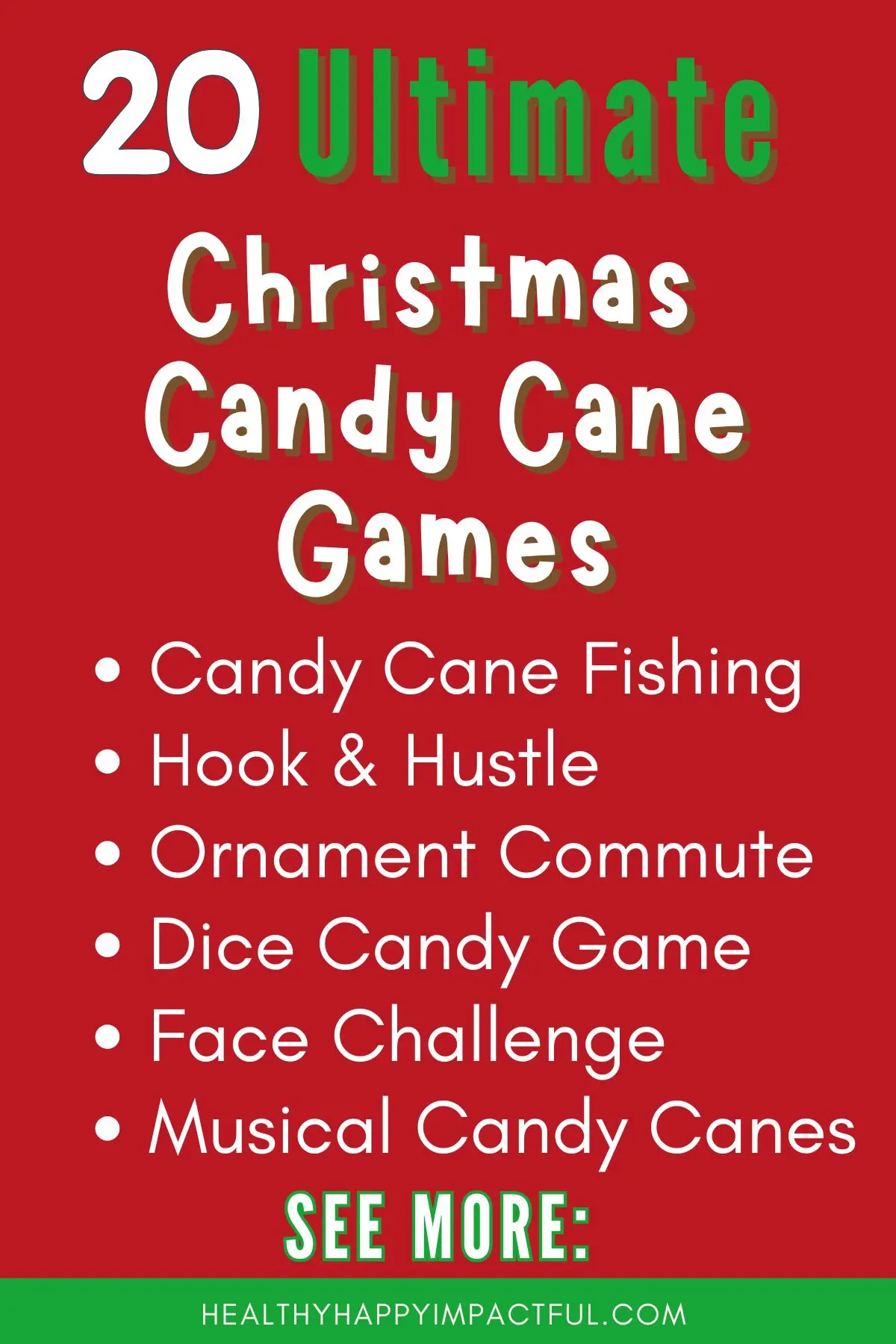 easy candy cane games for groups, Christmas party