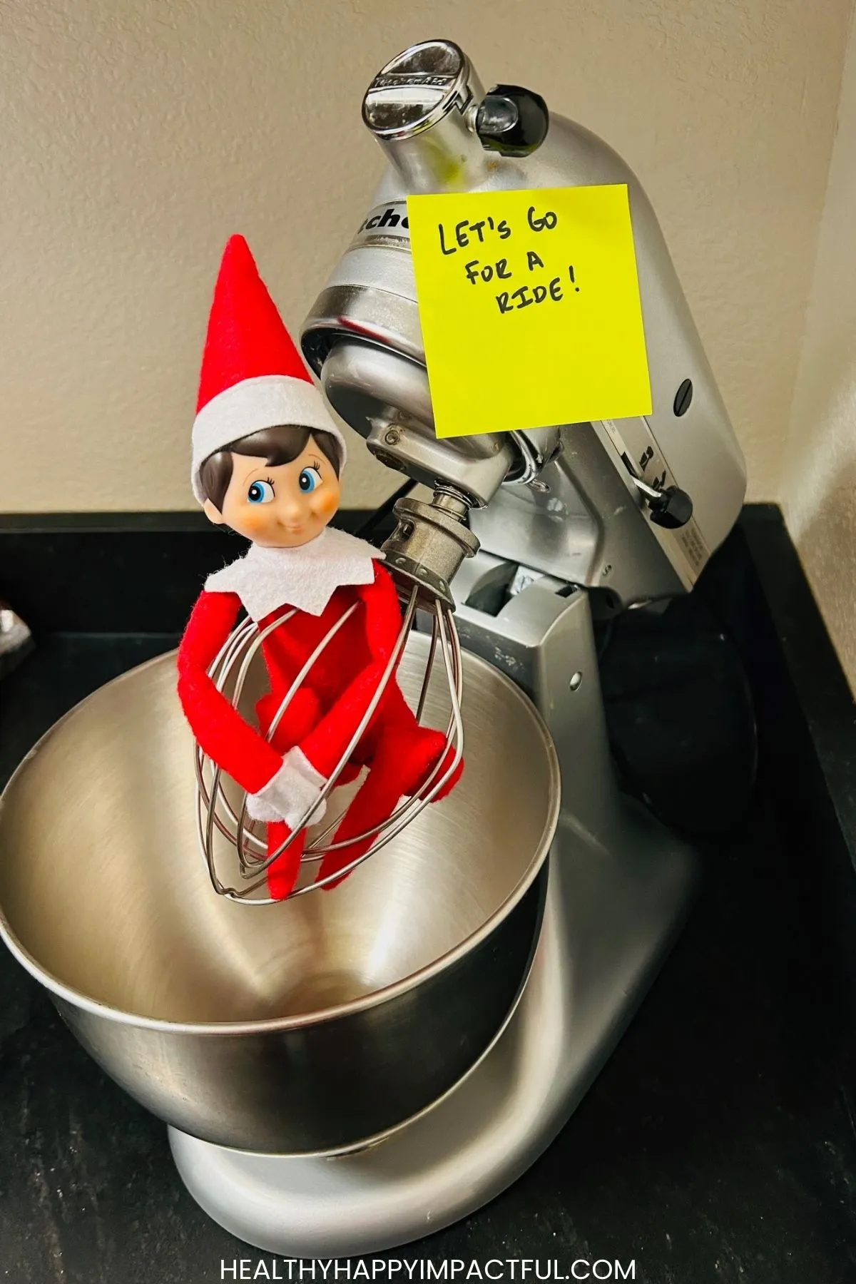 hilarious elf on the shelf whisk ride ideas; quick