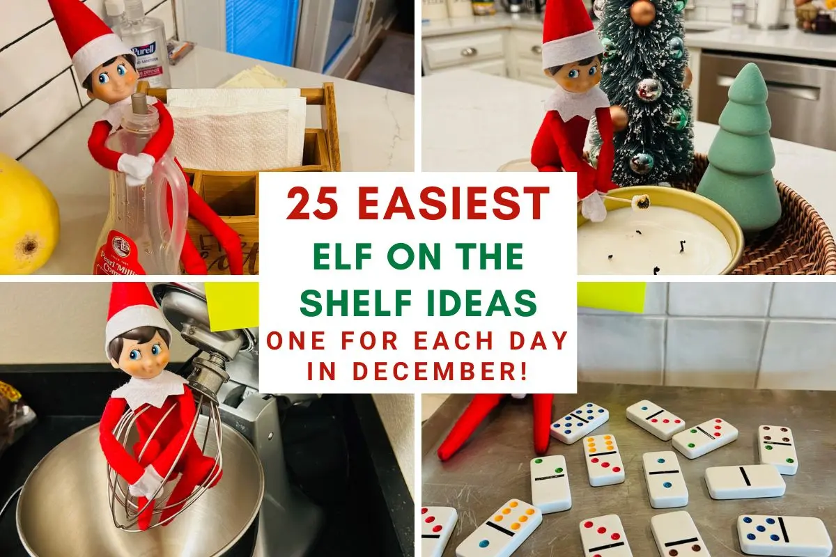 super easy hilarious elf on the shelf ideas last minute fun