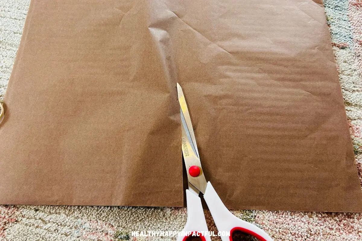 scissors cutting tissue paper