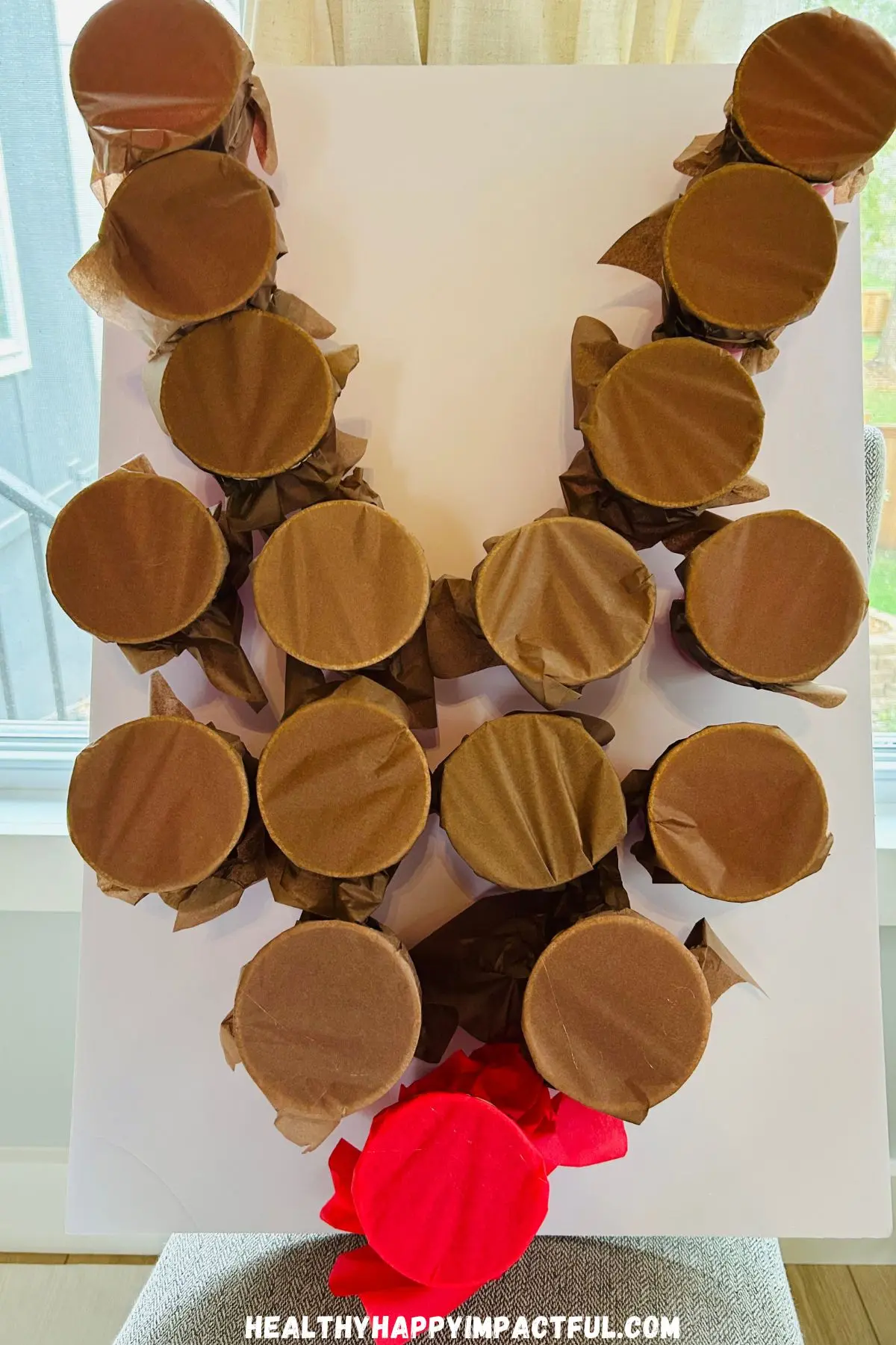 punch board game of a reindeer