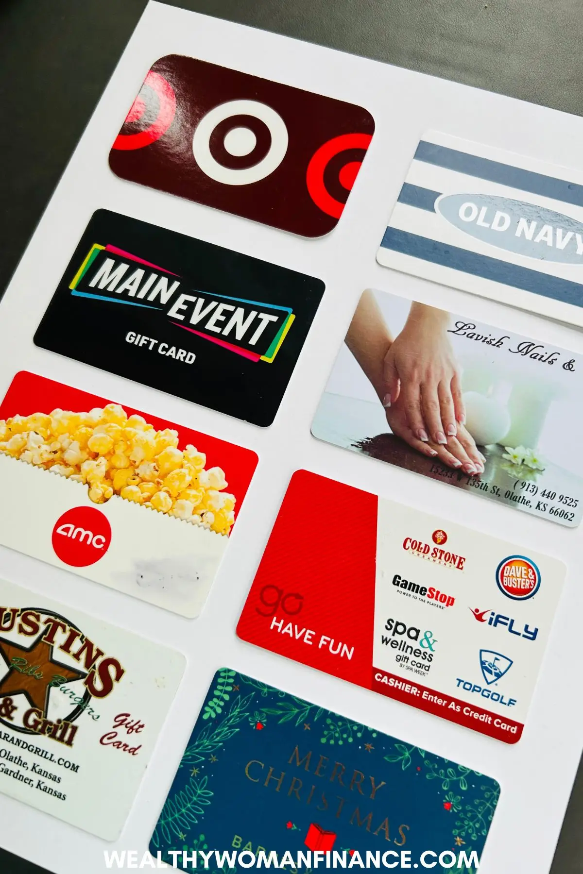 Christmas gift theme ideas, gift cards