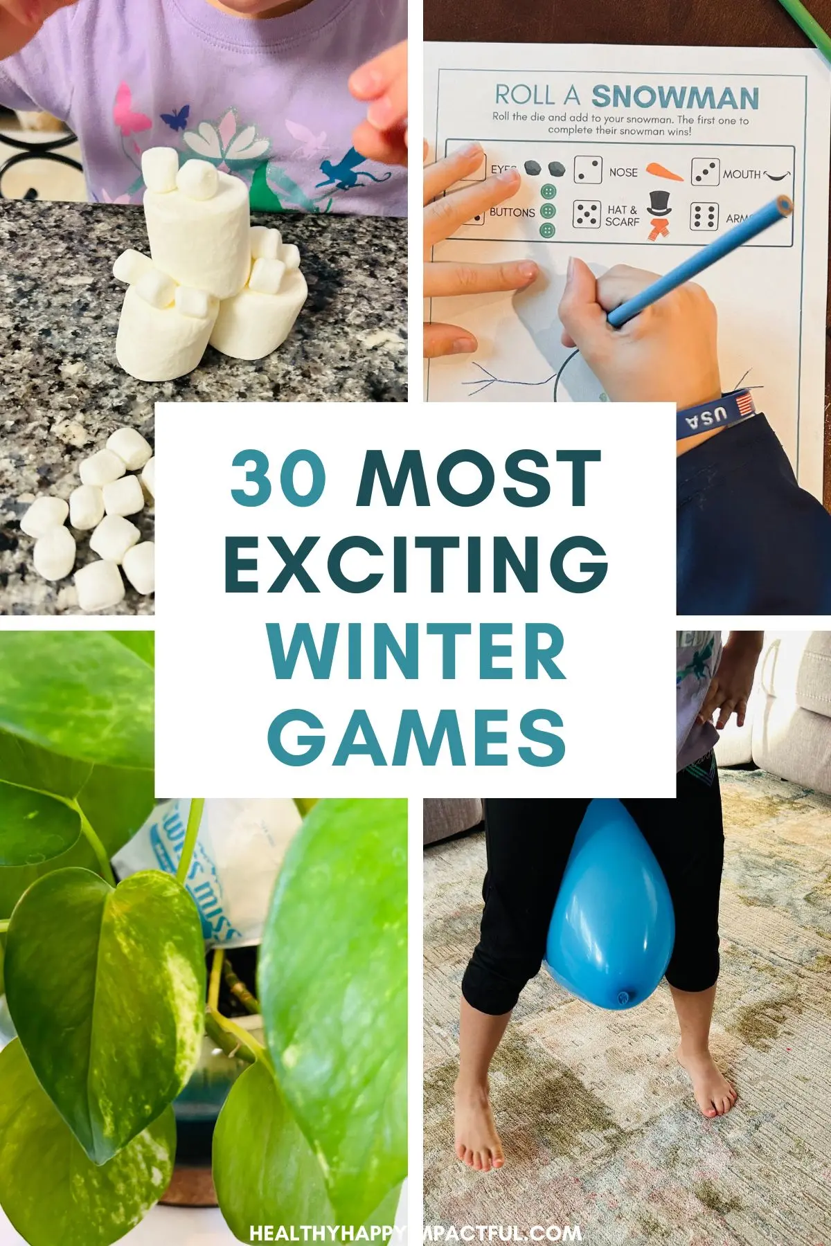 fun winter games for kids, teens, adults
