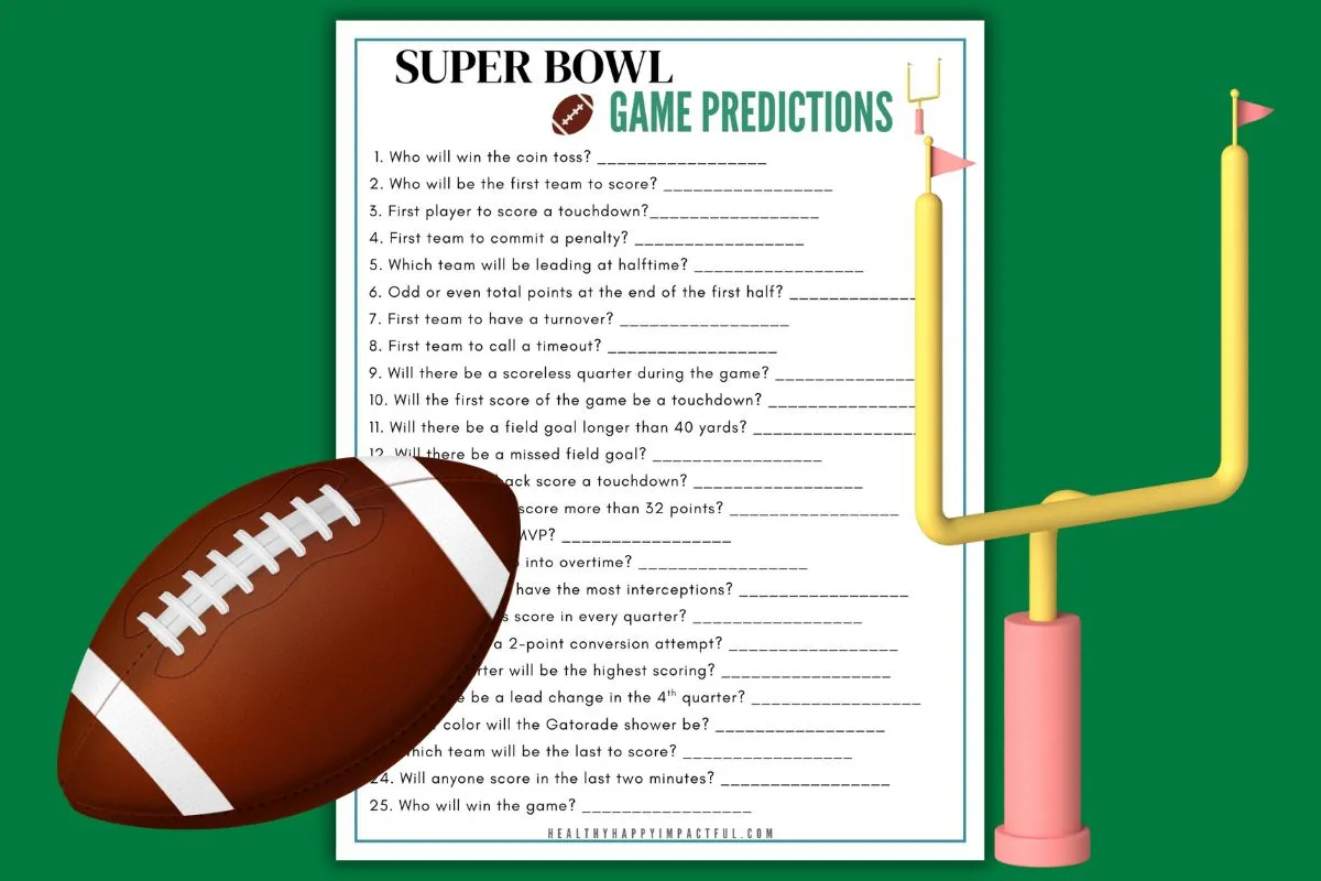 football predictions guessing question game