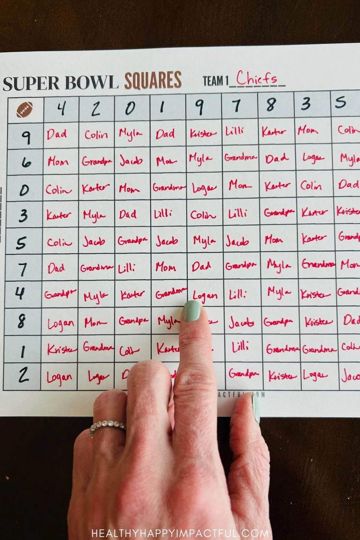 Super Bowl football party games