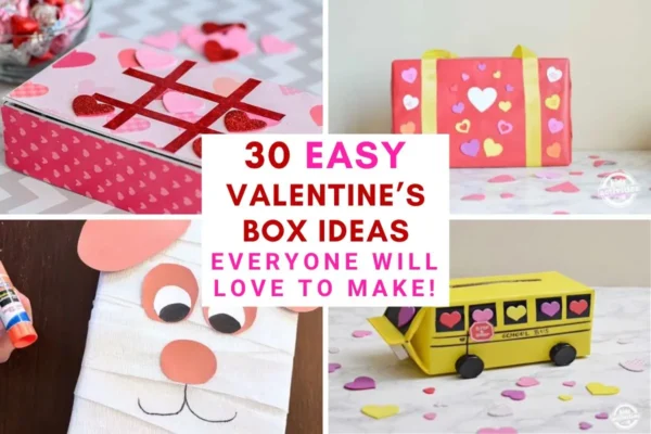 easy Valentine's box ideas everyone will love; creative; unique