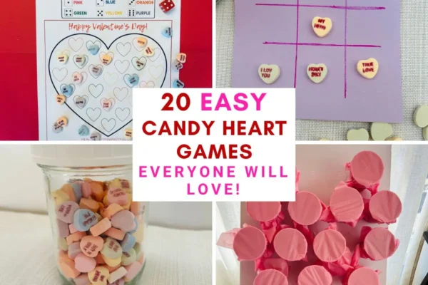 conversation candy heart games for Valentine's Day