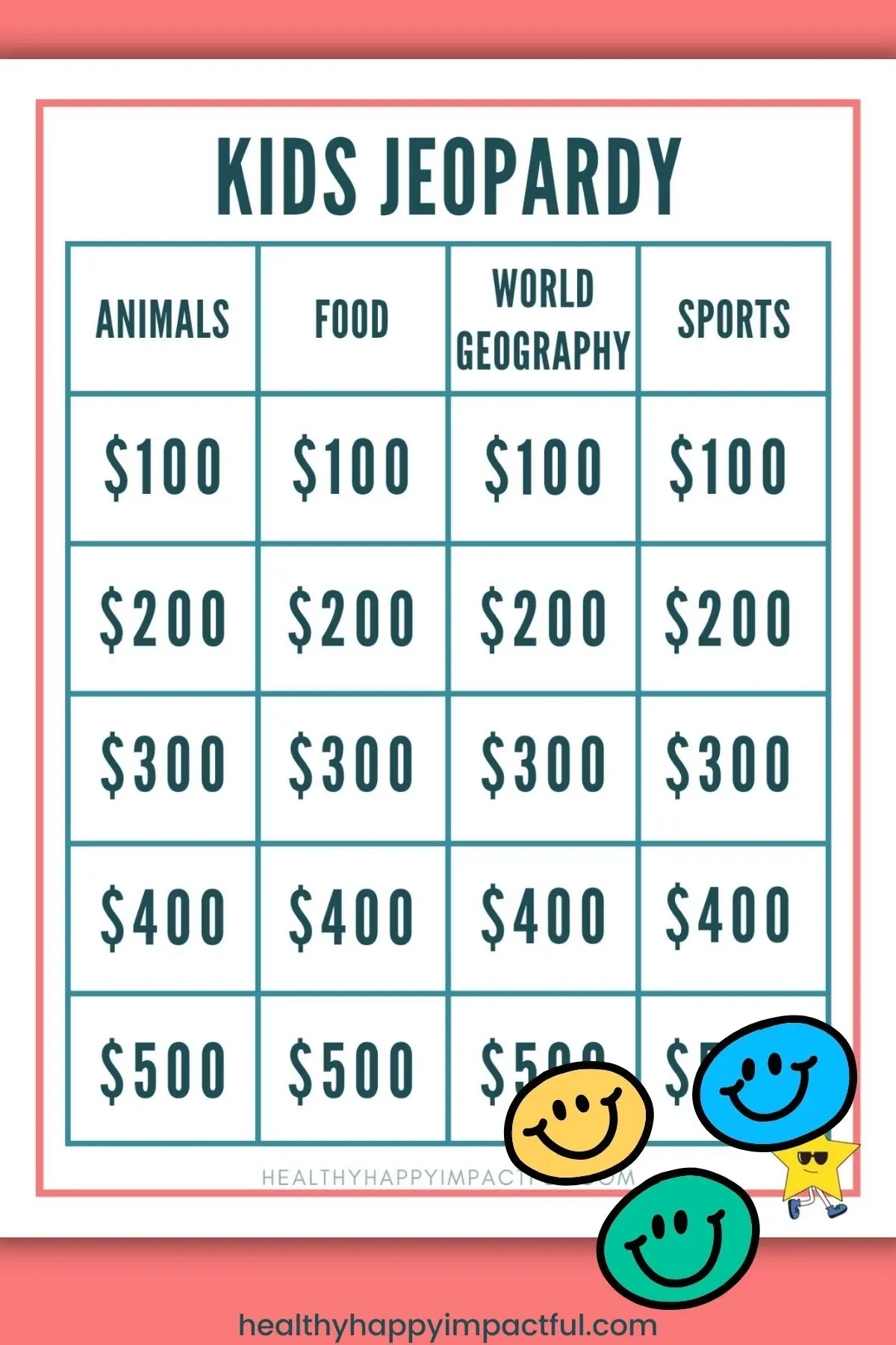 pdf of fun facts, trivia, jeopardy