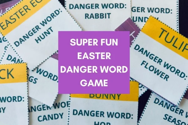 Easter danger word game